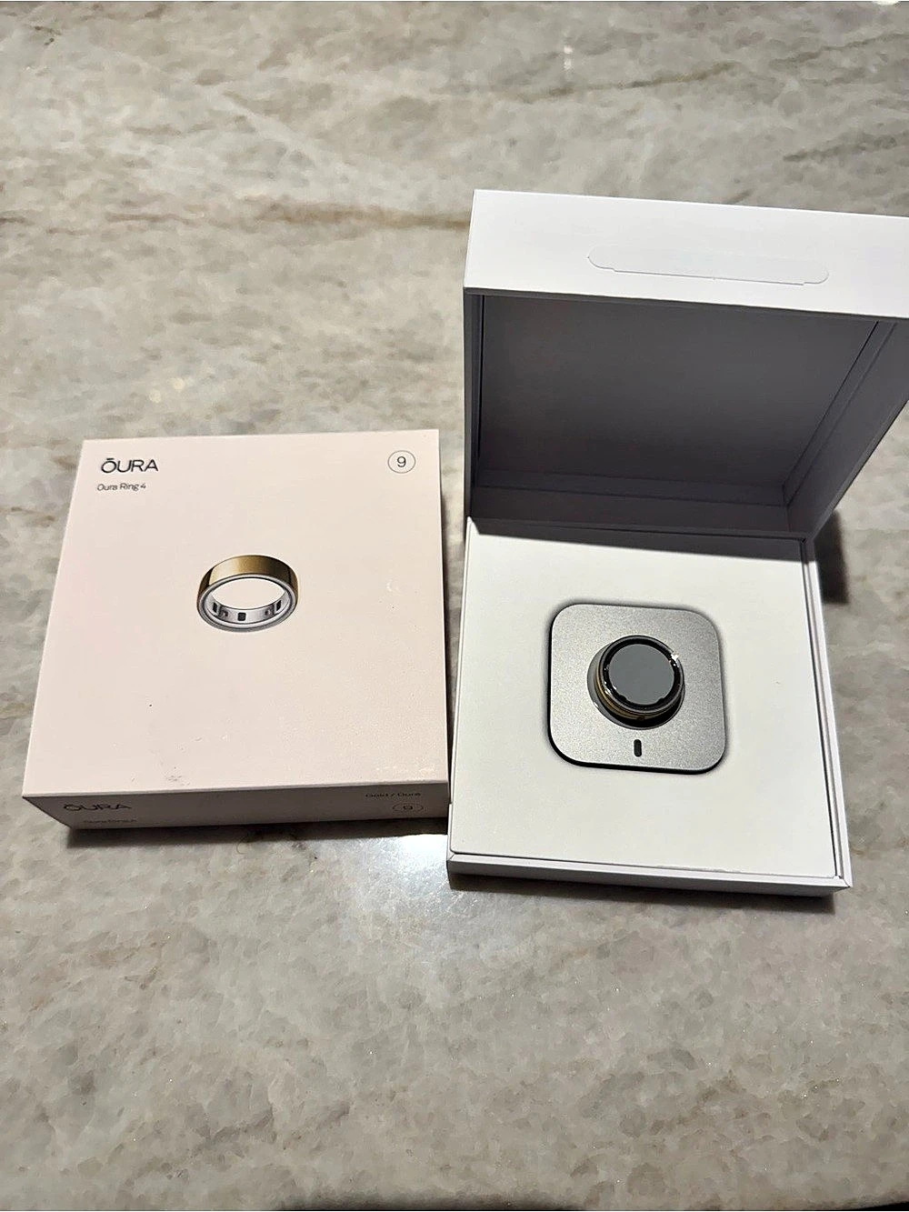 Oura Ring Gen 4 Smart Ring in Gold. Brand new in box